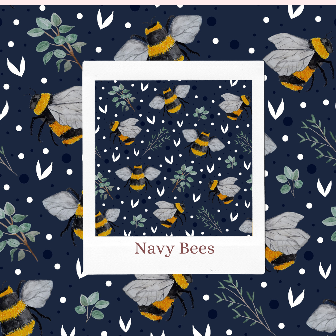 PRE ORDER - Navy Bees